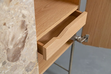 RICH KUNIS BRESCIA - Marble highboard with doors by Maami Home - view 3